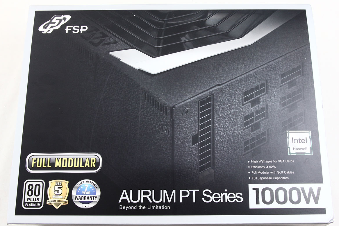منبع تغذیه کامپیوتر اف اس پی مدل 1000w aurum
