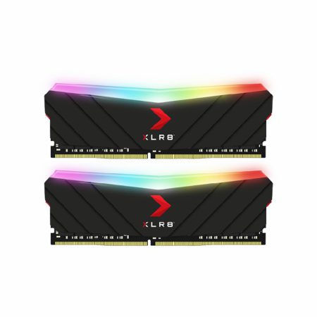 رم دسکتاپ DDR4 پی ان وای مدل XLR8 RGB Gaming 3200MHz CL16 Black Dual ظرفیت 16 گیگابایت