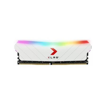 رم کامپیوتر پی ان وای مدل XLR8 RGB Gaming 3200MHz CL16 White Single ظرفیت 16 گیگابایت