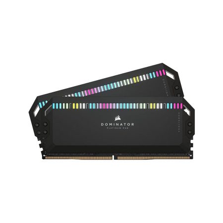 رم کورسیر مدل Dominator Platinum RGB Black 16GBx2 5600MHz CL36 DDR5 ظرفیت 32 گیگابایت